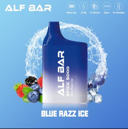 Picture of ALF BAR 5K BLUE RAZZ ICE