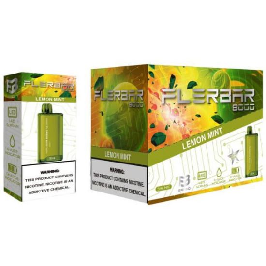 Picture of FLERBAR 8K PUFFS LEMON MINT (PACK OF 10)