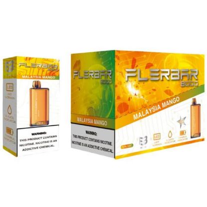 Picture of FLERBAR 8K PUFFS MALAYSIA MANGO (PACK OF 10)