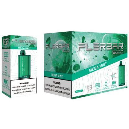 Picture of FLERBAR 8K PUFFS MEGA MINT (PACK OF 10)